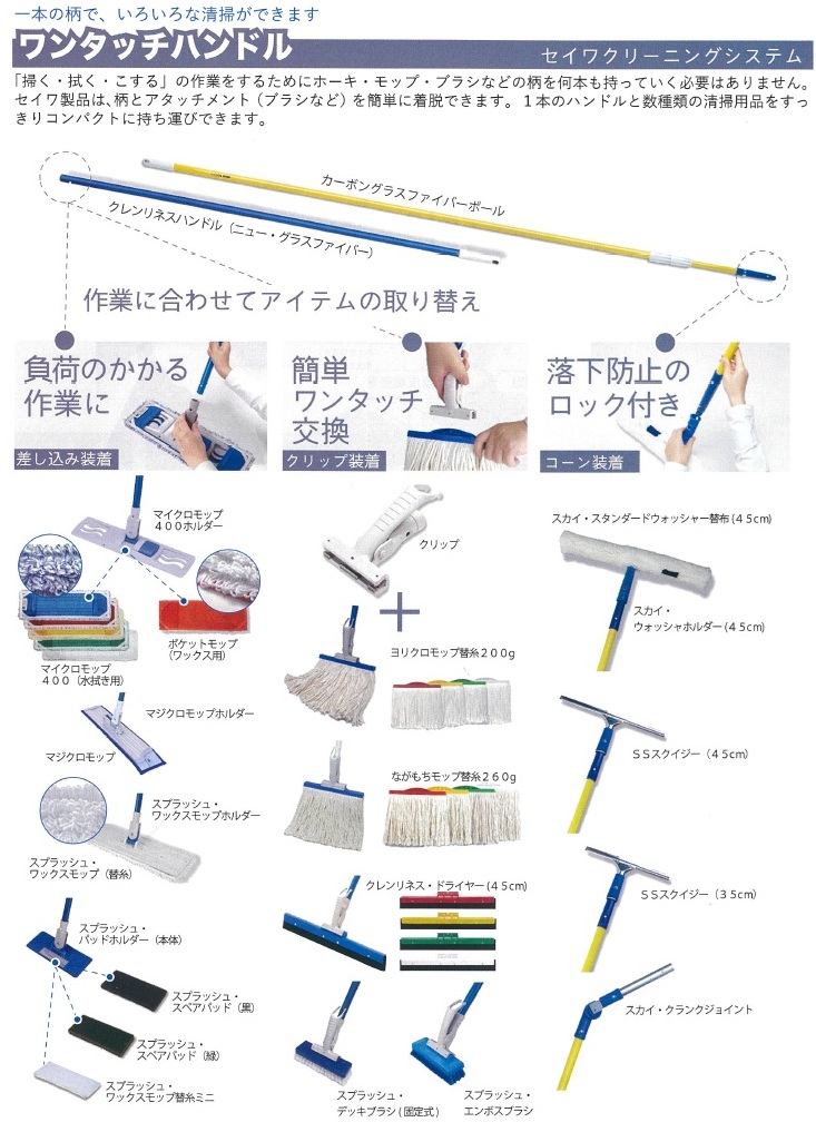 セイワ スプラッシュ・デッキブラシ B-600