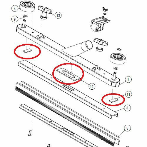 ペンギンワックス ウェットバキューム エアースクープJ用部品 ローラーN-ASSY (5000526)