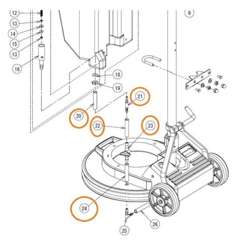 ペンギンワックス イノベーター15D/17D用コック＋コック用チューブ3個